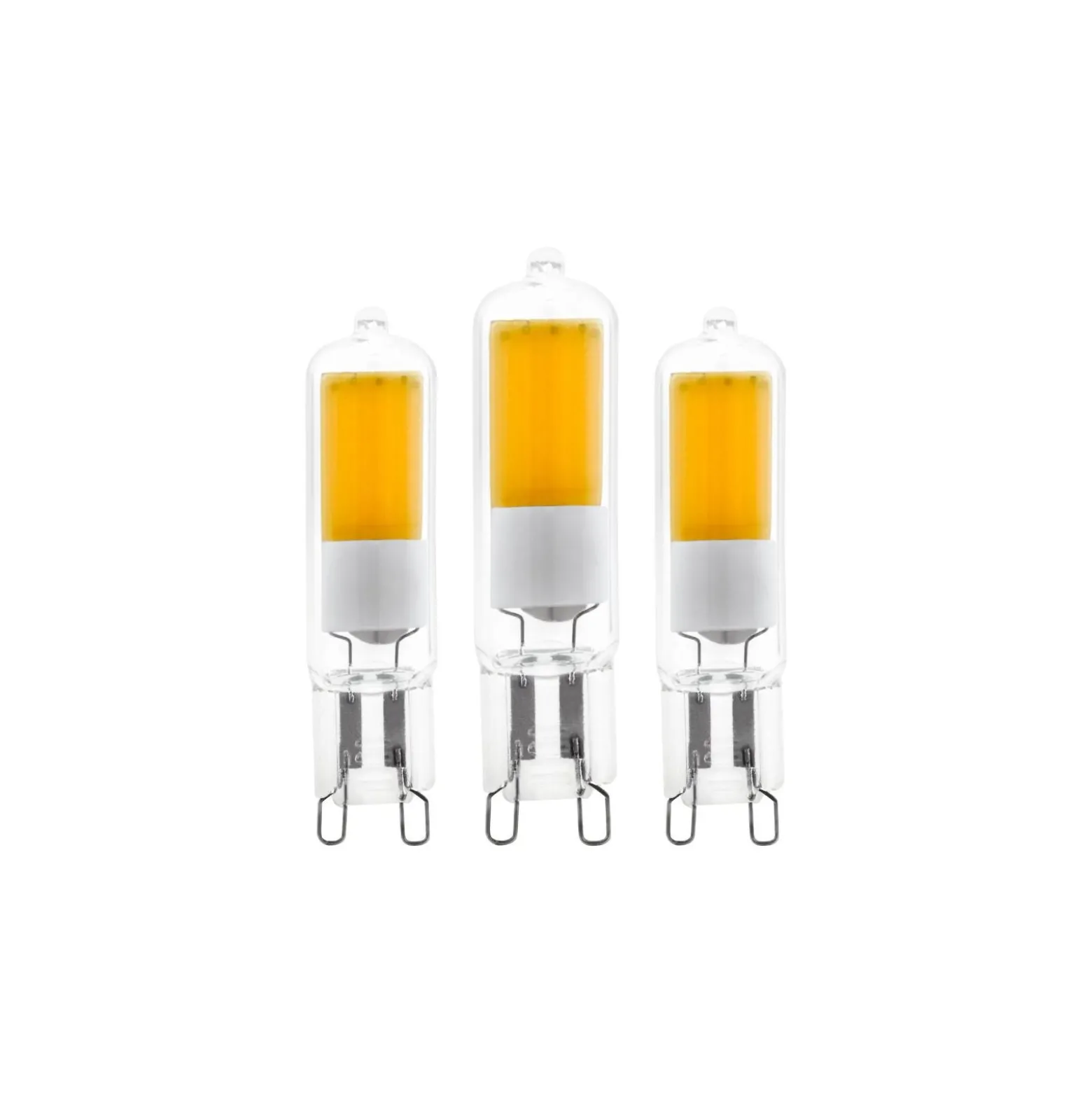Flerpack 3x Eglo LED Capsule G9 Klar 6W 200lm - 830 Varm Vit | Ersättare 15W