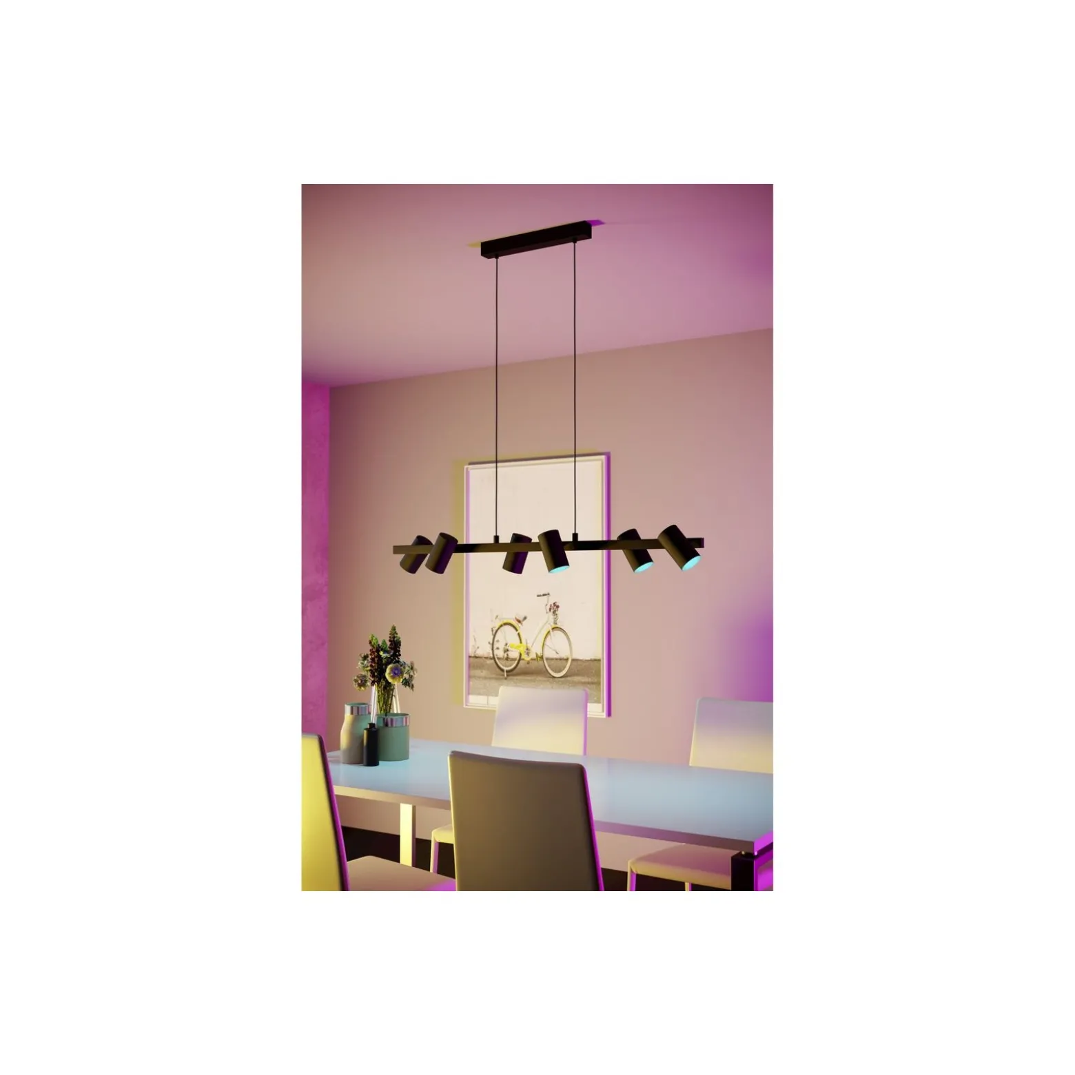 Flerpack 3x Eglo LED Spot GU10 PAR16 4.9W 420lm - 827-865 Justerbar Vit + RGB | Zigbee Dimbar - Ersättare 40W