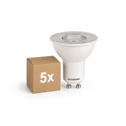 Flerpack 5x Sylvania RefLED ES50 LED Spot GU10 PAR16 345lm 36D - 830 Varm Vit | Ersättare 35W