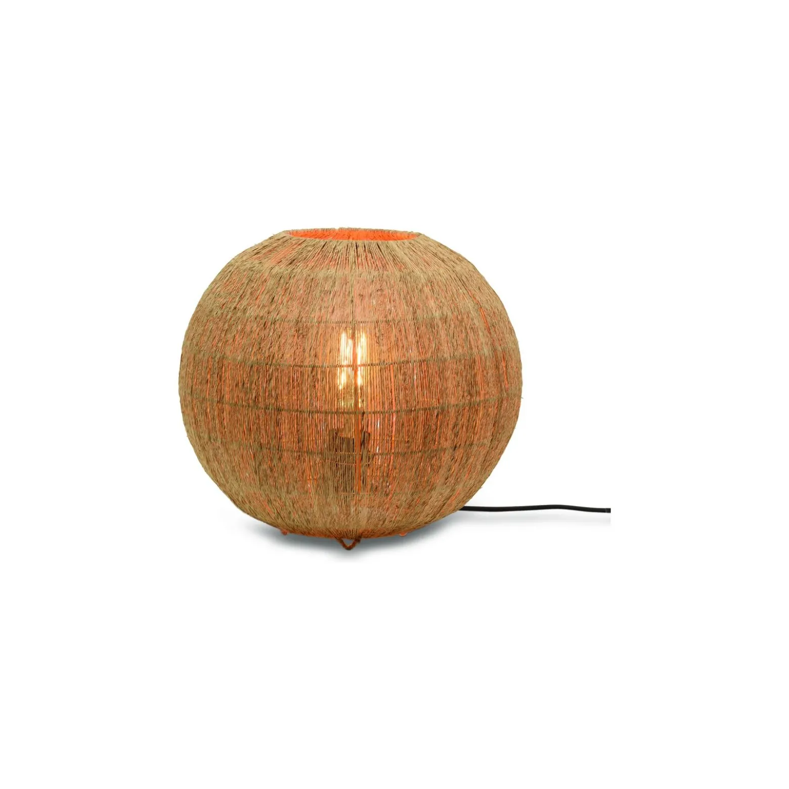 Good&Mojo Bordslampa Iguazu Textil Brun L | Passande för 1x E27