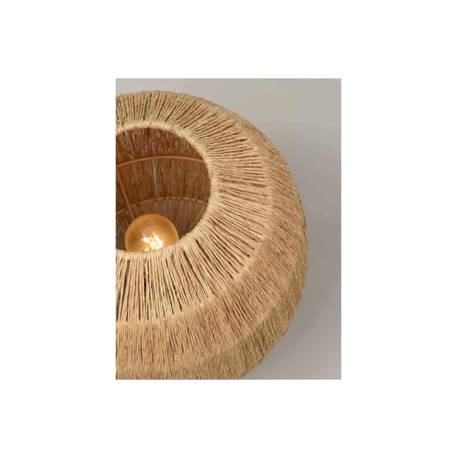 Good&Mojo Bordslampa Iguazu Textil Brun S | Passande för 1x E27