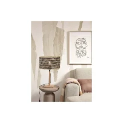 Good&Mojo Bordslampa Java Bambu Brun | Passande för 1x E27