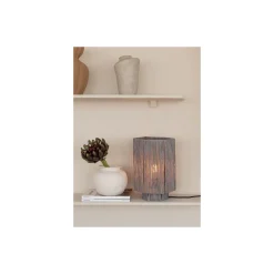 Good&Mojo Bordslampa Panama Rotting Grå L | Passande för 1x E27