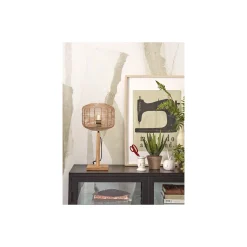 Good&Mojo Bordslampa Tanami Bambu Brun | Passande för 1x E27