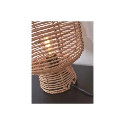 Good&Mojo Bordslampa Tanami Rattan Brun | Passande för 1x E27