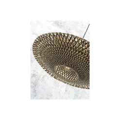 Good&Mojo Golvlampa Bali Bambu Svart | Passande för 1x E27