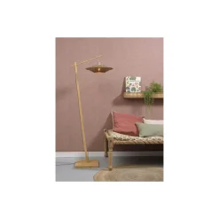 Good&Mojo Golvlampa Bali Bambu Svart | Passande för 1x E27
