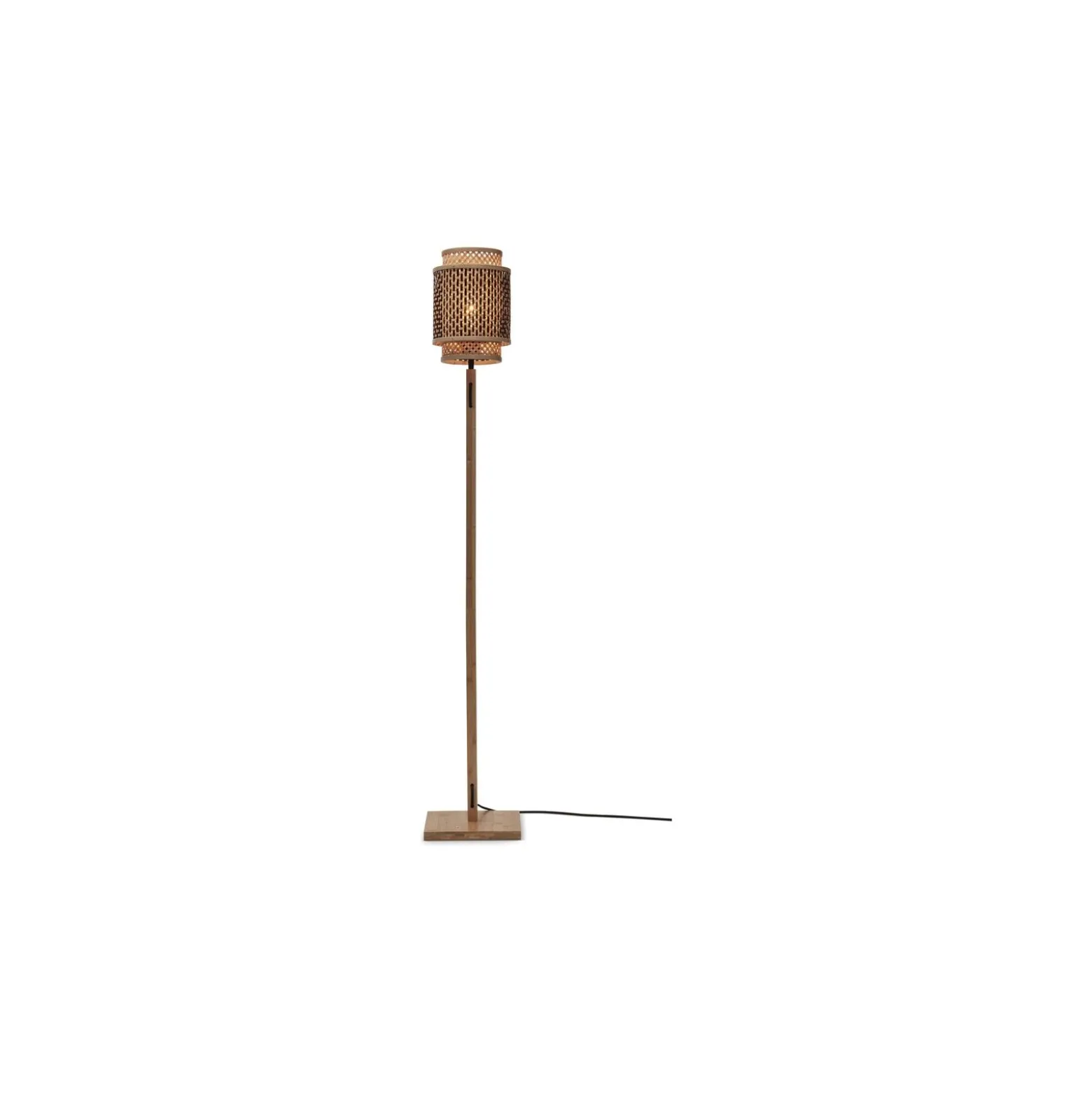 Good&Mojo Golvlampa Bhutan Bambu Brun | Passande för 1x E27