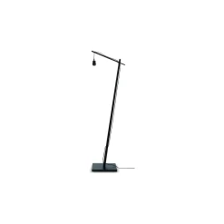 Good&Mojo Golvlampa Bhutan Bambu Svart L| Passande för 1x E27