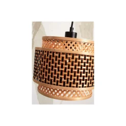Good&Mojo Golvlampa Bhutan Bambu Brun S | Passande för 1x E27
