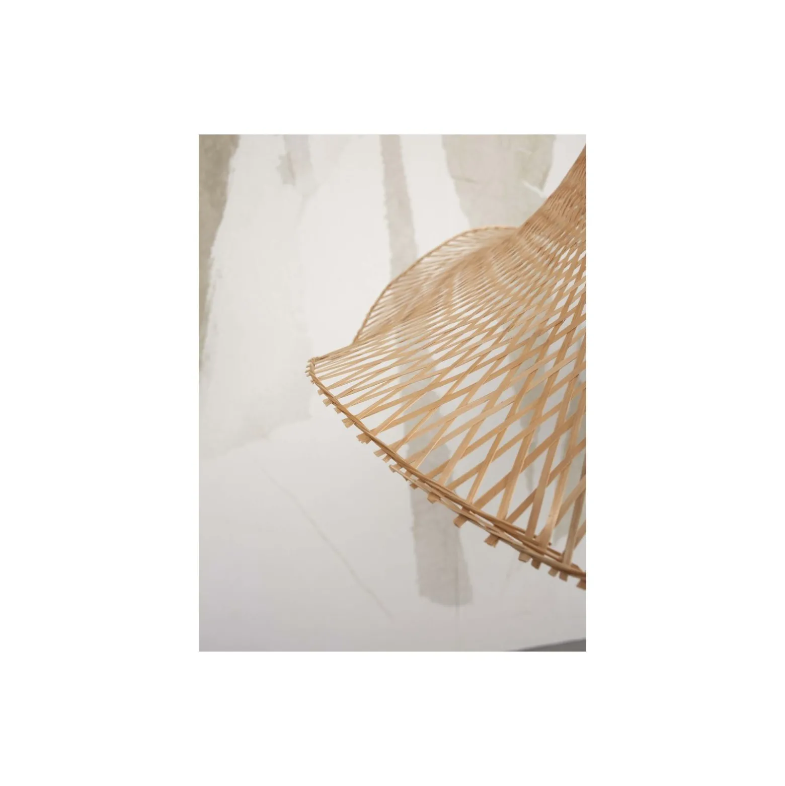 Good&Mojo Golvlampa Ibiza Bambu Brun | Passande för 1x E27