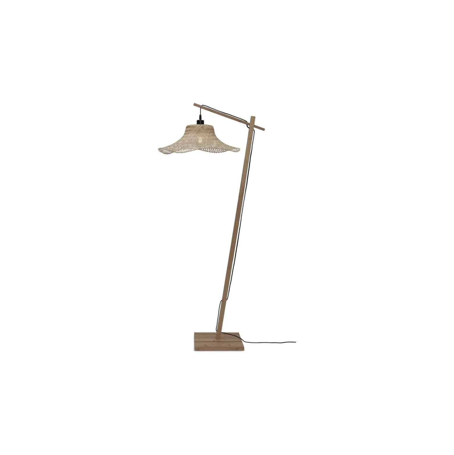 Good&Mojo Golvlampa Ibiza Bambu Brun | Passande för 1x E27