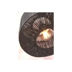 Good&Mojo Golvlampa Iguazu Bambu Svart | Passande för 1x E27