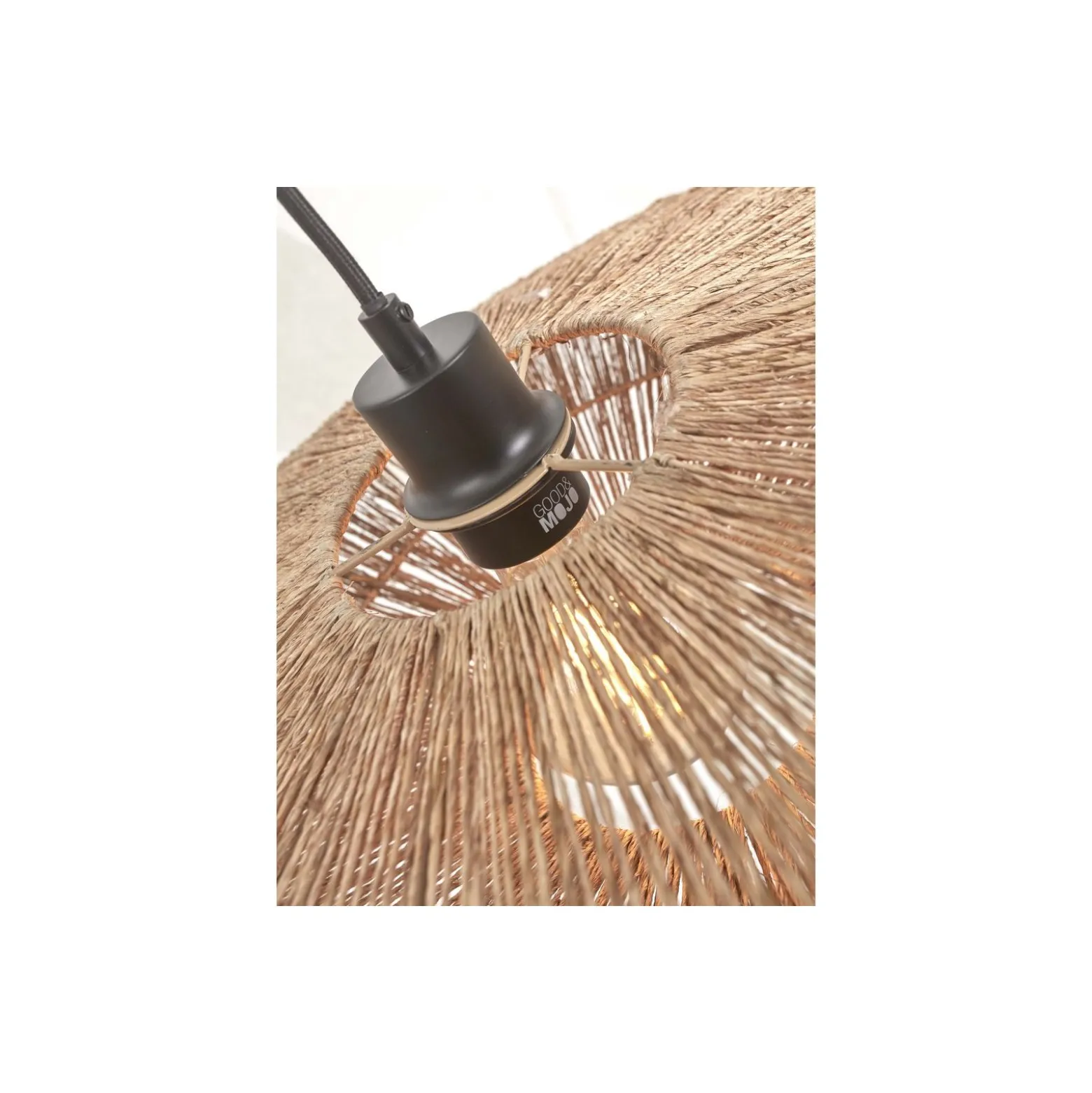 Good&Mojo Golvlampa Iguazu Jute Brun | Passande för 1x E27