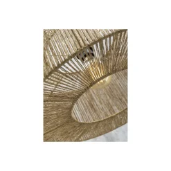 Good&Mojo Golvlampa Iguazu Textil Brun | Passande för 1x E27