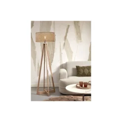 Good&Mojo Golvlampa Java Bambu Brun | Passande för 1x E27