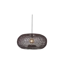 Good&Mojo Pendellampa Arizona Rattan Burgundy L | Passande för 1x E27