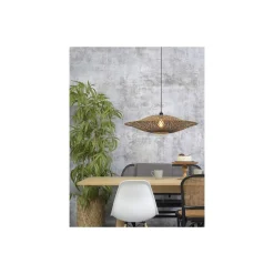 Good&Mojo Pendellampa Bali Bambu Svart L | Passande för 1x E27