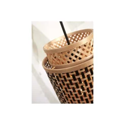 Good&Mojo Pendellampa Bhutan Bambu Brun L | Passande för 1x E27