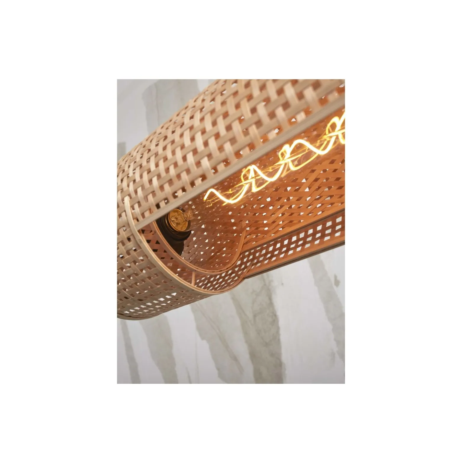 Good&Mojo Pendellampa Bhutan Bambu Brun | Passande för 2x E27