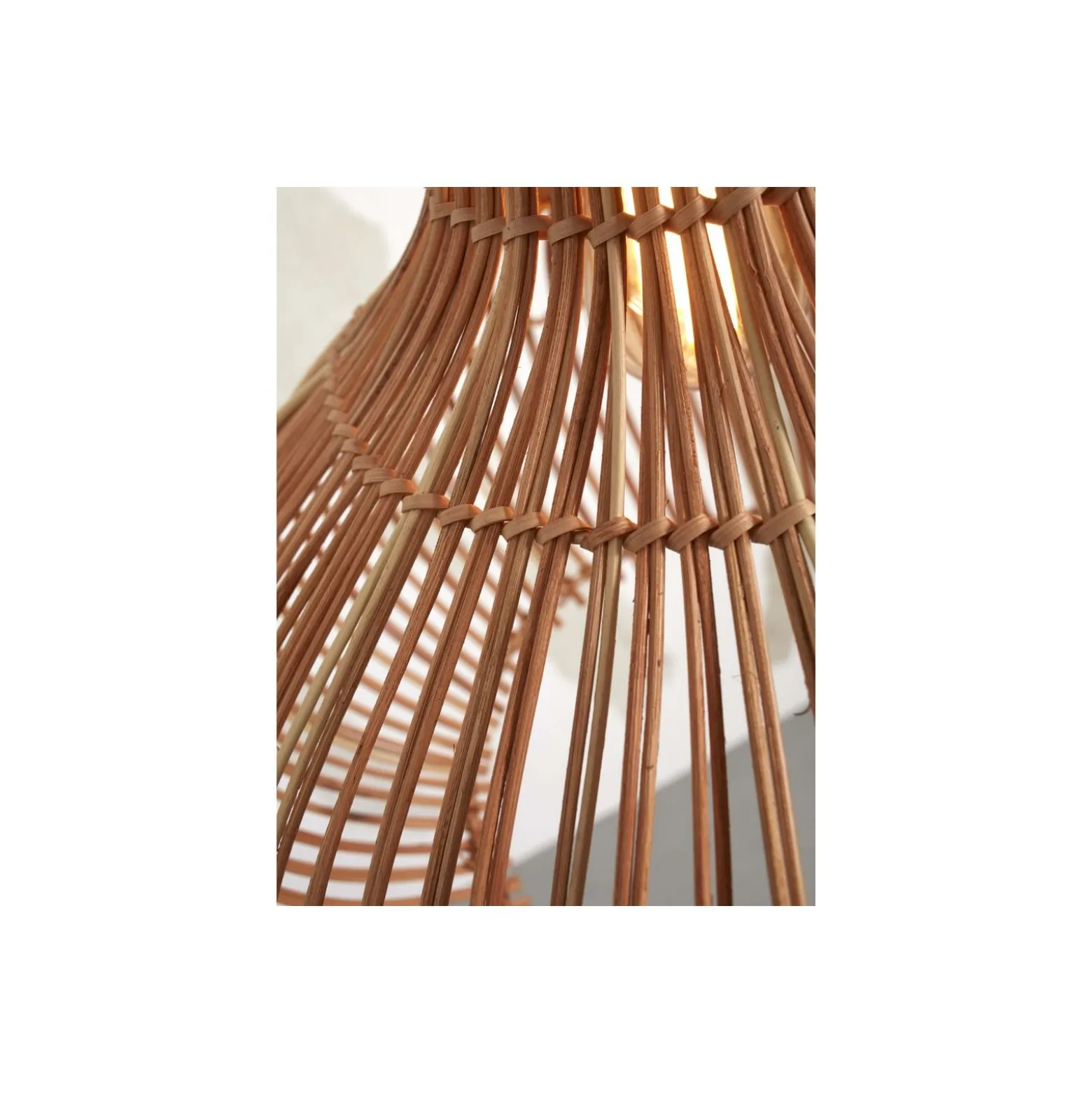 Good&Mojo Pendellampa Kalahari Rattan Brun S | Passande för 1x E27