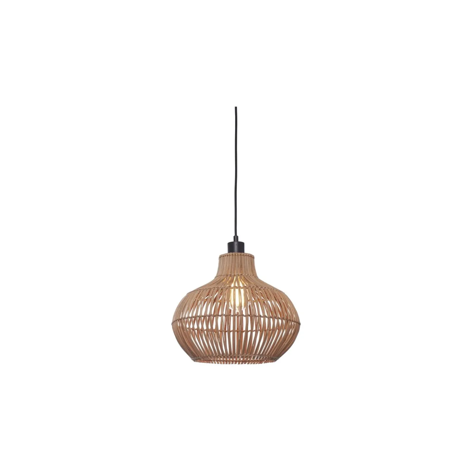 Good&Mojo Pendellampa Kalahari Rattan Brun S | Passande för 1x E27