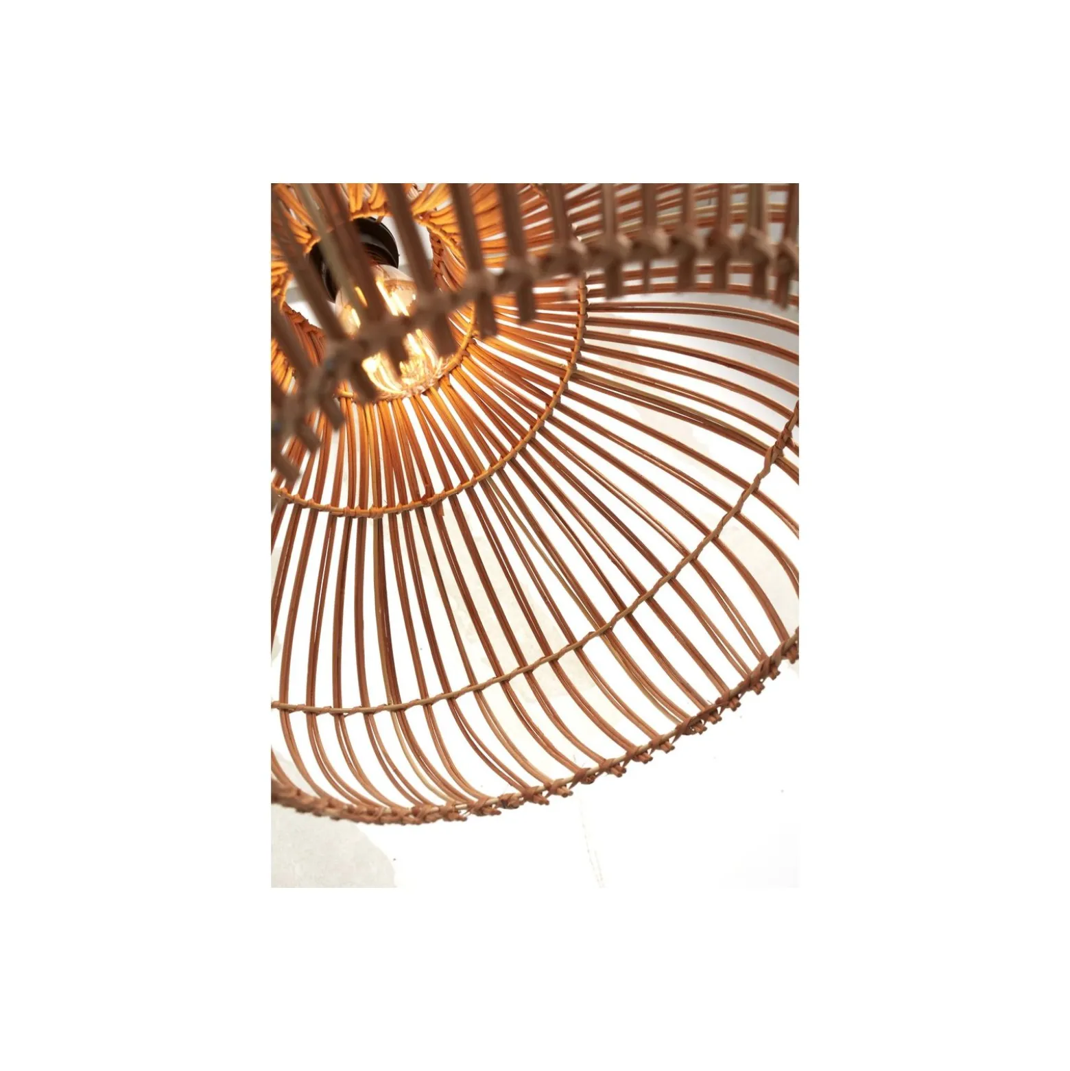 Good&Mojo Pendellampa Kalahari Rattan Brun S | Passande för 1x E27
