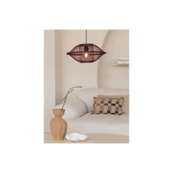 Good&Mojo Pendellampa Maui Bambu Burgundy S | Passande för 1x E27