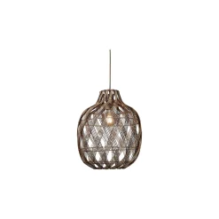 Good&Mojo Pendellampa Mendoza Bambu Burgundy L | Passande för 1x E27