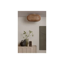 Good&Mojo Taklampa Arizona Rattan Natural S | Passande för 1x E27
