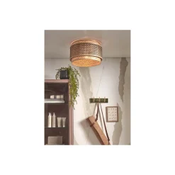 Good&Mojo Taklampa Bhutan Bambu Brun L | Passande för 1x E27