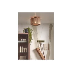 Good&Mojo Taklampa Iguazu Jute Brun | Passande för 1x E27