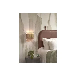 Good&Mojo Vägglampa Bhutan Bambu Brun S | Passande för 1x E27