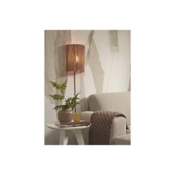 Good&Mojo Vägglampa Iguazu Jute Brun L | Passande för 1x E27