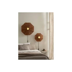 Good&Mojo Vägglampa Panama Rotting Brun | Passande för 1x E27