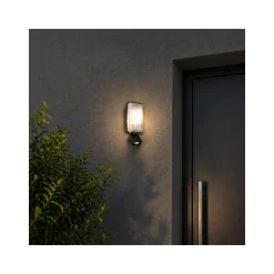 Interlight LED Plafond Vandalsäker Svart 8W 600lm - 840 Kallvit | IP65 - Rörelsesensor