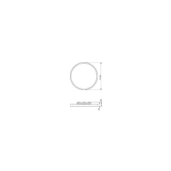 Interlight LED Dream Sirius+ Svart 42W 4620lm - 830-840-857 CCT | Ø600mm - Dali Dimbar