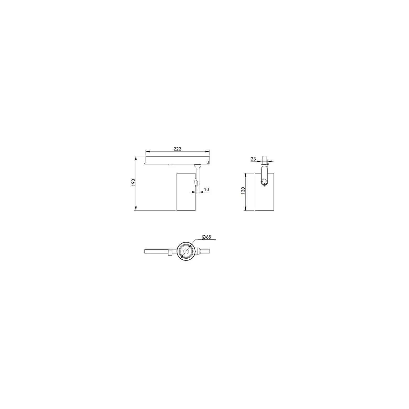 Interlight LED-skenbelysning Dream+ Vit 20W 2220lm 36D - 930 Varm Vit