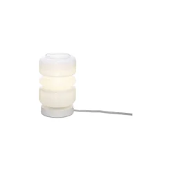 It's about RoMi Bordslampa Verona Glas Vit | Passande för 1x E27