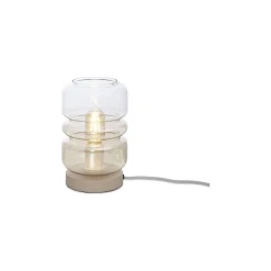 It's about RoMi Bordslampa Verona Glas Brun | Passande för 1x E27