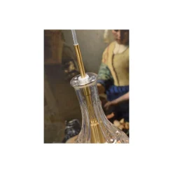 It's about RoMi Pendellampa Brussels Glas Guld | Passande för 1x E14