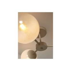 It's about RoMi Taklampa Aspen Glas Vit | Passande för 3x E14