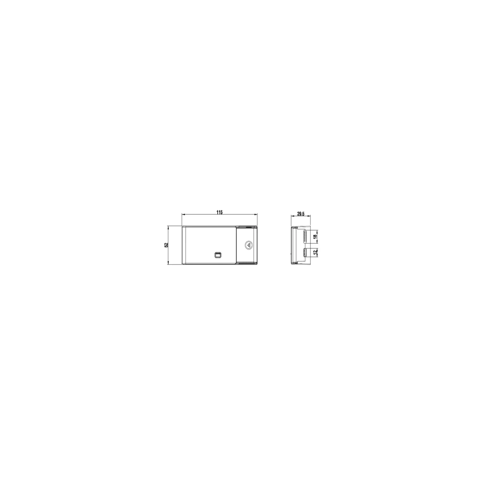LED Drivdon 1-10V Dimbar 20-40W Dipswitch 400 - 1100 mA Set at 400mA