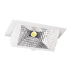 LED Downlight Wallwasher Wally Medium Vit 27W 3700lm 78x100D - 830 Varm Vit - 238x145mm