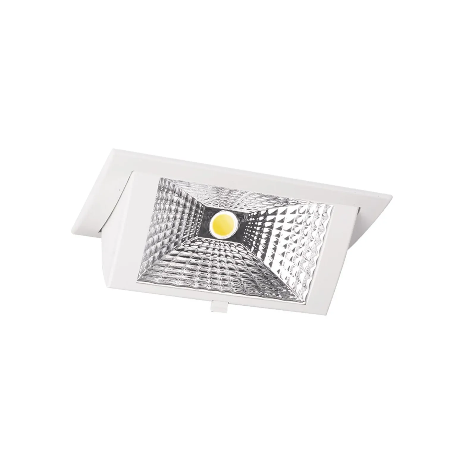 LED Downlight WallWasher Wally Medium 26W 3000K 3700lm Grå | Varm Vit