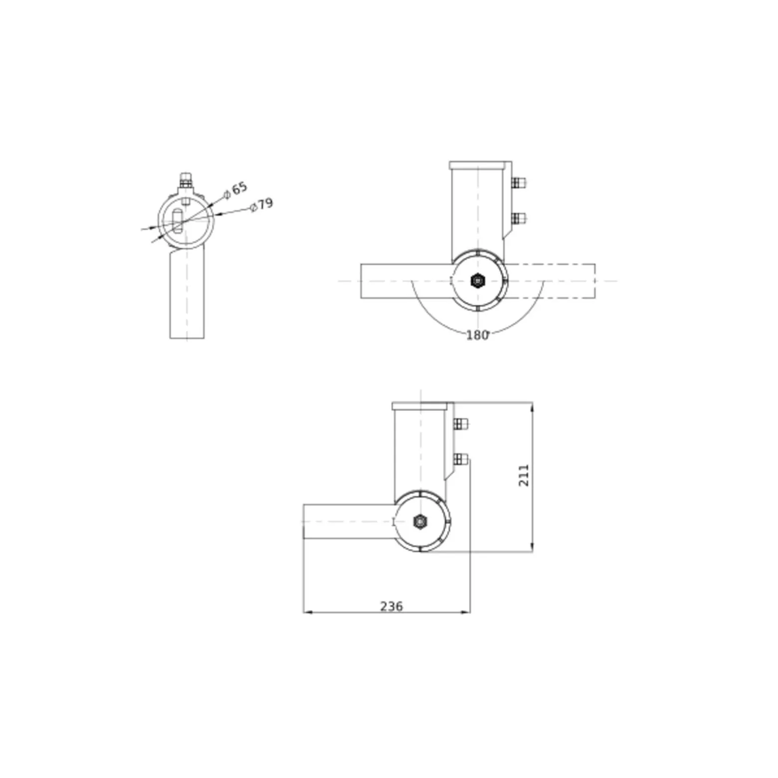 Ledvance Area Lutningsbar Pole Reduction 48/60