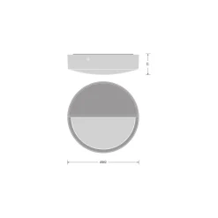 Ledvance Bulkhead Runda Ögonlock 250 BK