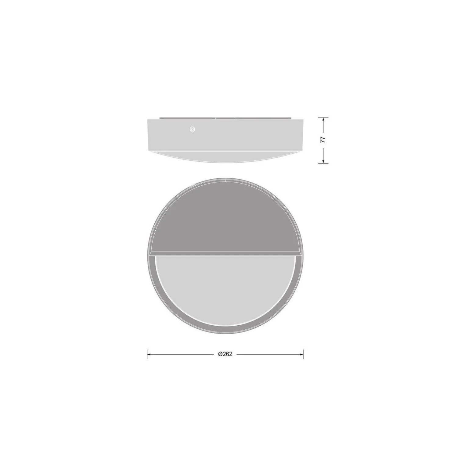 Ledvance Bulkhead Runda Ögonlock 250 BK