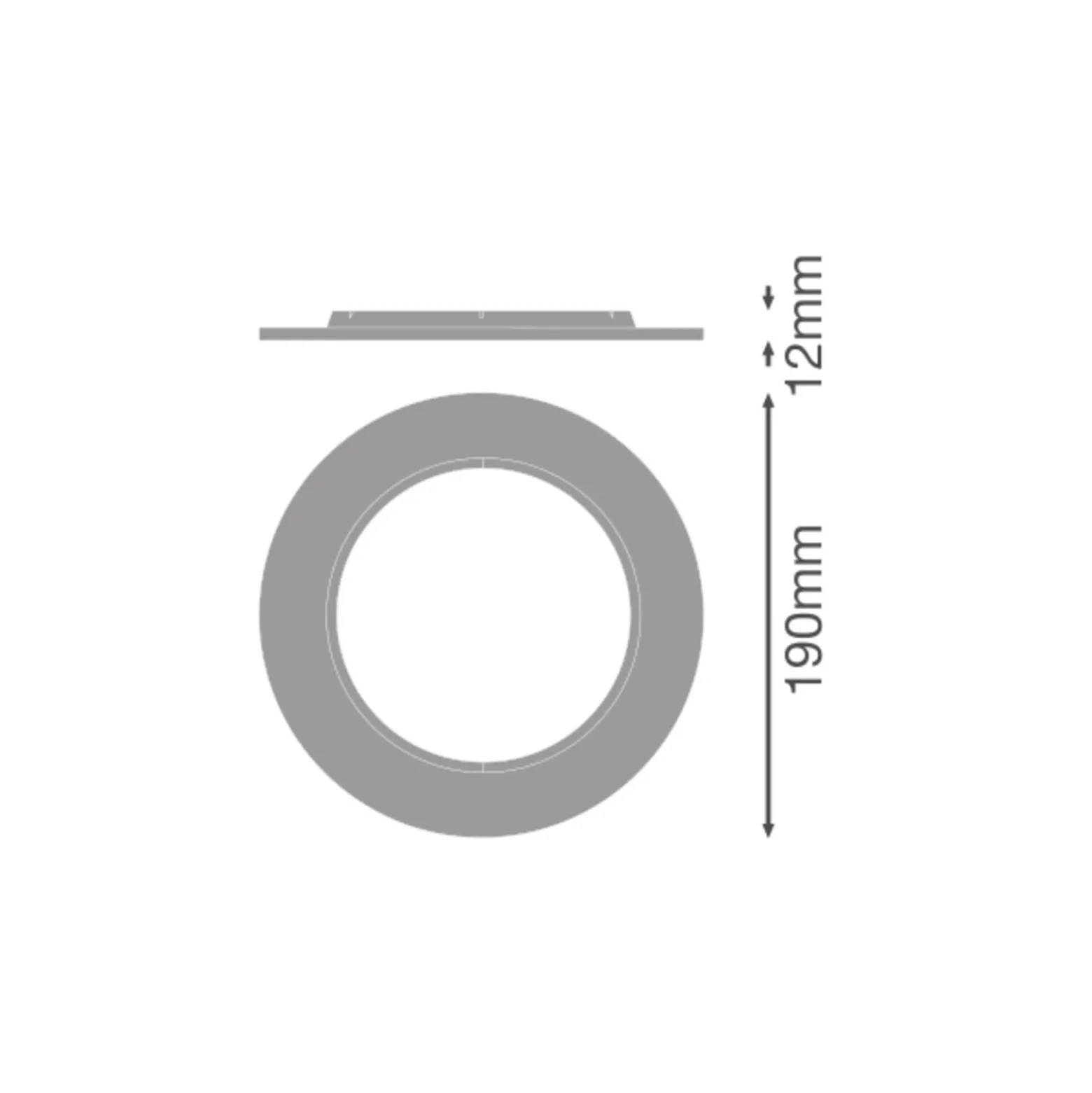 Ledvance Downlight Comfort Förlängning Ring Vit D190
