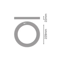 Ledvance Downlight Ring Universal D200 Grå